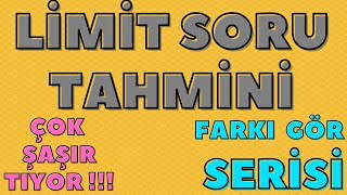 Limit In Basit Sorusu Eledi̇ Çoğu Ki̇şi̇yi̇ Eksi̇ -- 1,25 Net Ayt Li̇mi̇t Türev İntegral