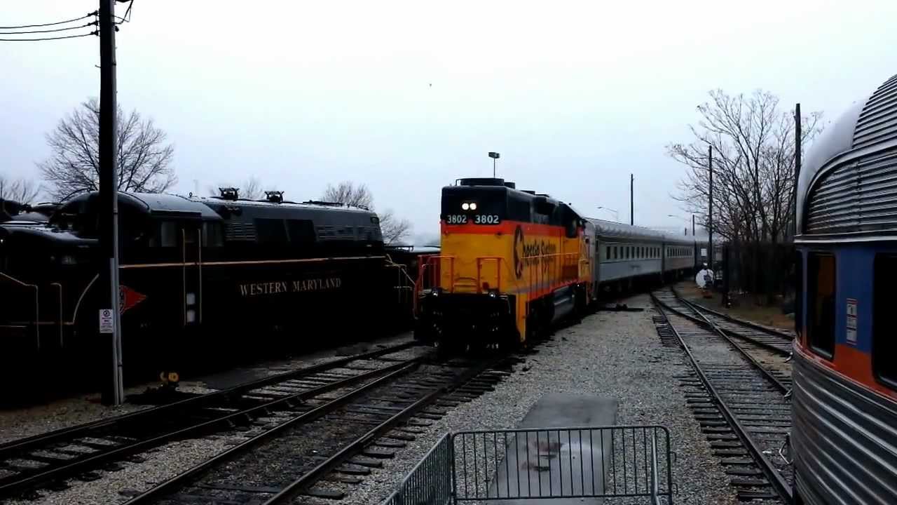 B&O Railroad Museum, Baltimore, Passenger Train - YouTube