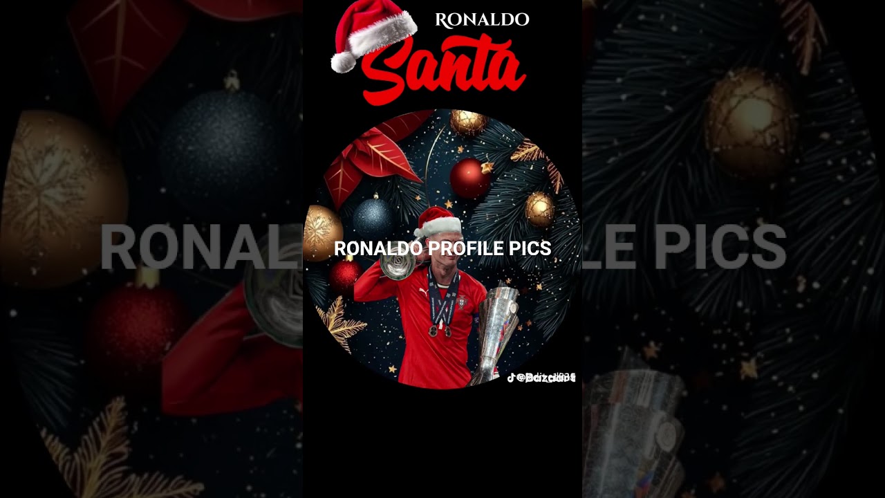 Ronaldo Christmas profile pics