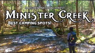 Best overnight backpacking in Western PA: hiking the Minister Creek trail in the Pennsylvania Wilds