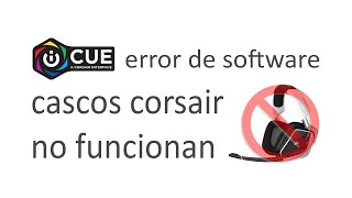 Como Solucionar Problema*No se detecta*Actualización (CORSAIR VOID PRO 7.1 WIRELESS) Software(ICUE)