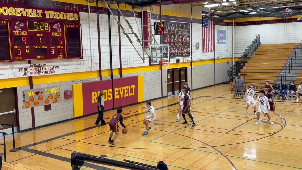 Roosevelt Boys B Basketball vs SPA