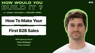 How to build your early B2B sales strategy for your tech platform.