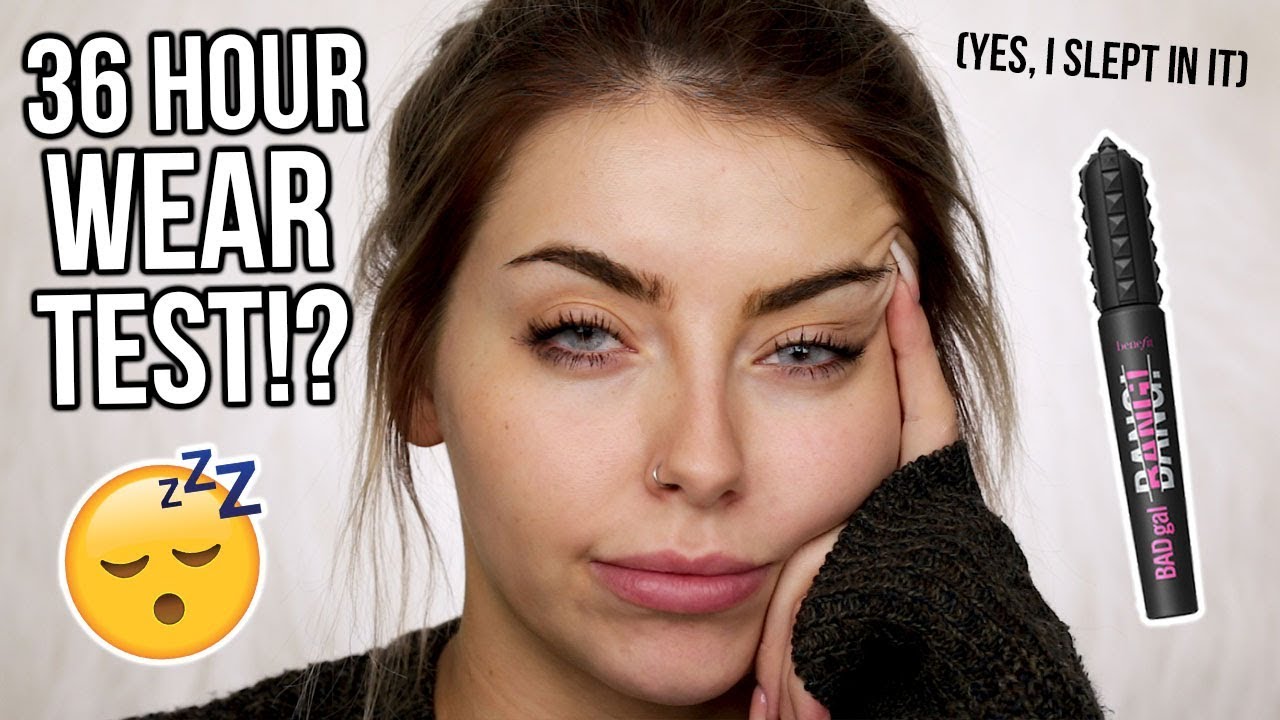 36 HOUR WEAR TEST!? BENEFIT BAD GAL BANG MASCARA HONEST REVIEW - WORTH THE HYPE!?