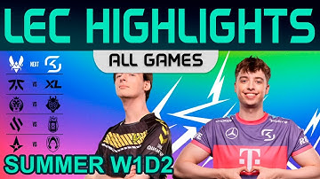 LEC Highlights Week1 Day2 LEC Summer 2023 All Games By Onivia