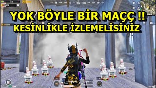 BATUR TURBO MODUNU AÇTI ! BU MAÇI SAKIN KAÇIRMAYIN SOLO VS SQUAD PUBG MOBİLE