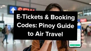 E-Tickets & Booking Codes: Pinoy Guide to Air Travel