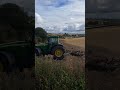 John Deere Tractor turning the soil. #farmer #johndeere #countryside