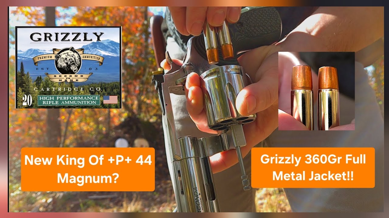 Grizzly +P+ 44 Magnum 360gr FMJ