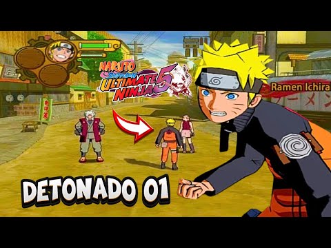 Detonado Naruto Ultimate Ninja 5 como desbloquear sasuke uchiha