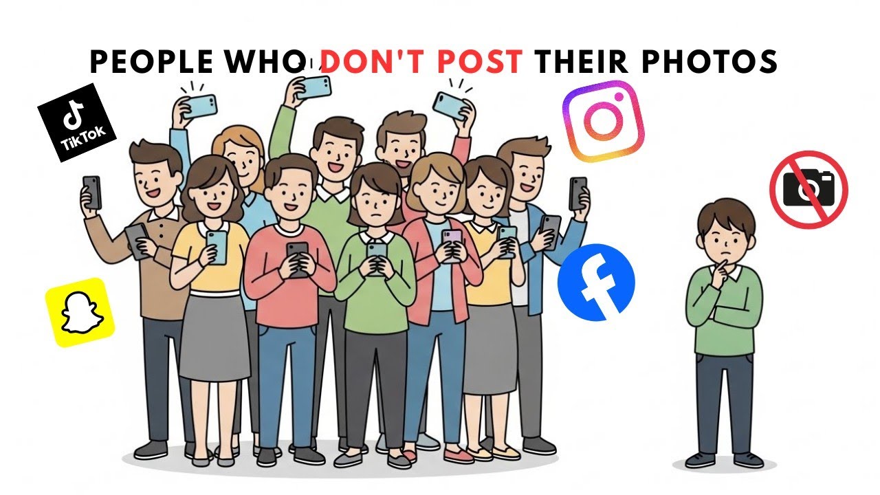 the psychology of people who don't post their photos on social media