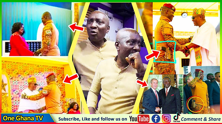 Farouk Al Wahab Goes Deep Into Gυn-Wearing Burkina Faso President Greeting Mahama; He $tole The Show
