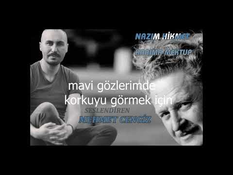 Karıma Mektup - Nazım HİKMET #NazımHikmet#, #KarımaMektup#, #AşkŞiiri#