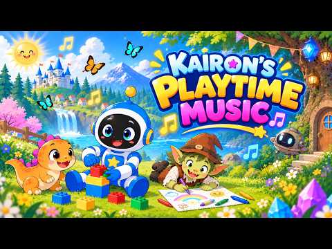 Ambient Playtime Music for Kids | 1 Hour 🎵🤖 | Kairon Robot Kids