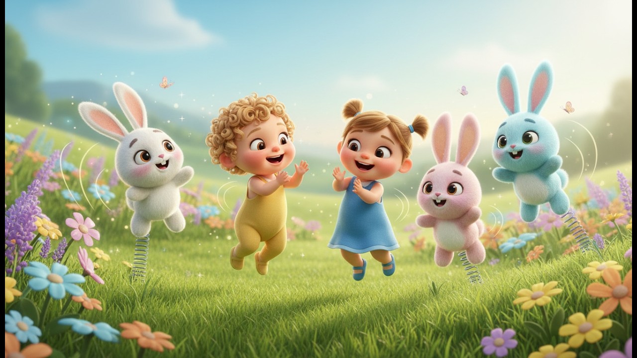 Dance Like a Bouncy Bunny | Fun Kids Songs | Nursery Rhymes for ...
