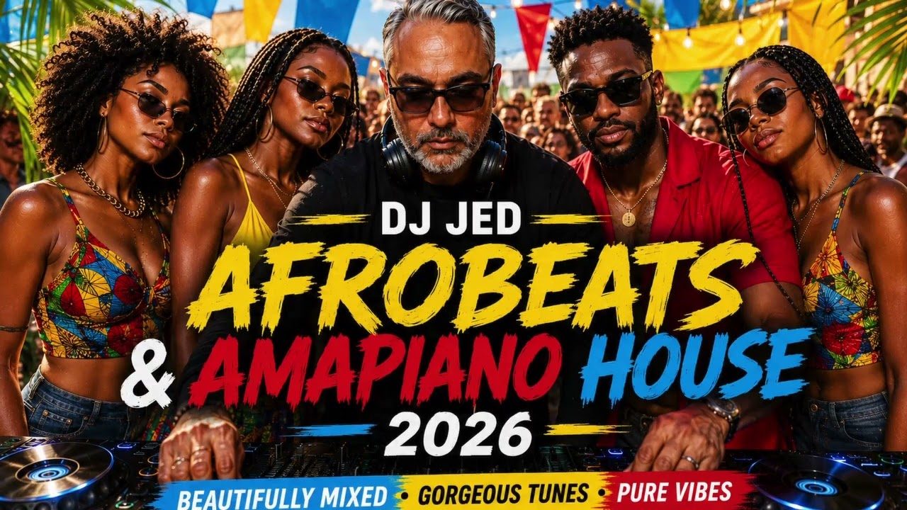 AFROBEATS \u0026 AMAPIANO HOUSE MIX 2026 🌴 Summer Vibes | DJ JED