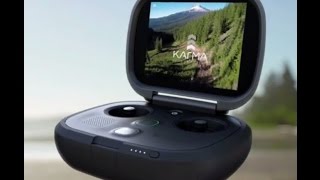 The karma drone controller from gopro