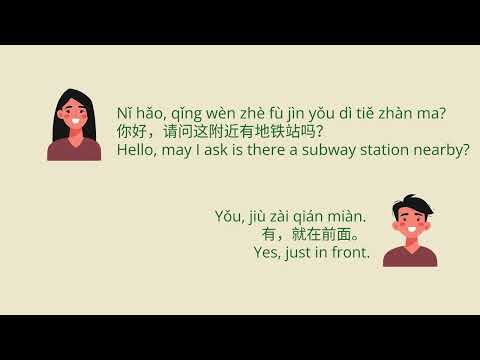 Learn Chinese With Mica Lesson 7 Ask Directions Daily Dialogue Beginners 跟我学中文 