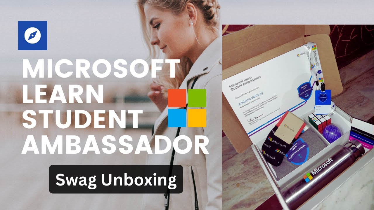 UNBOXING BETA Microsoft Learn Student Ambassador Swag Kit 😍 YouTube