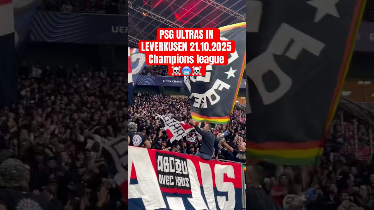 INSANE PSG ULTRAS Away Support vs Bayer Leverkusen | Loudest Fans in Champions League Atmosphere2025