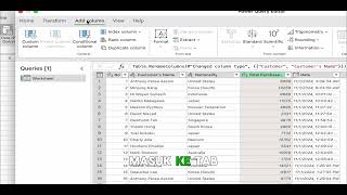 Create Custom Column using Power Query