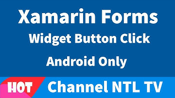 Widget Button Click Xamarin Android