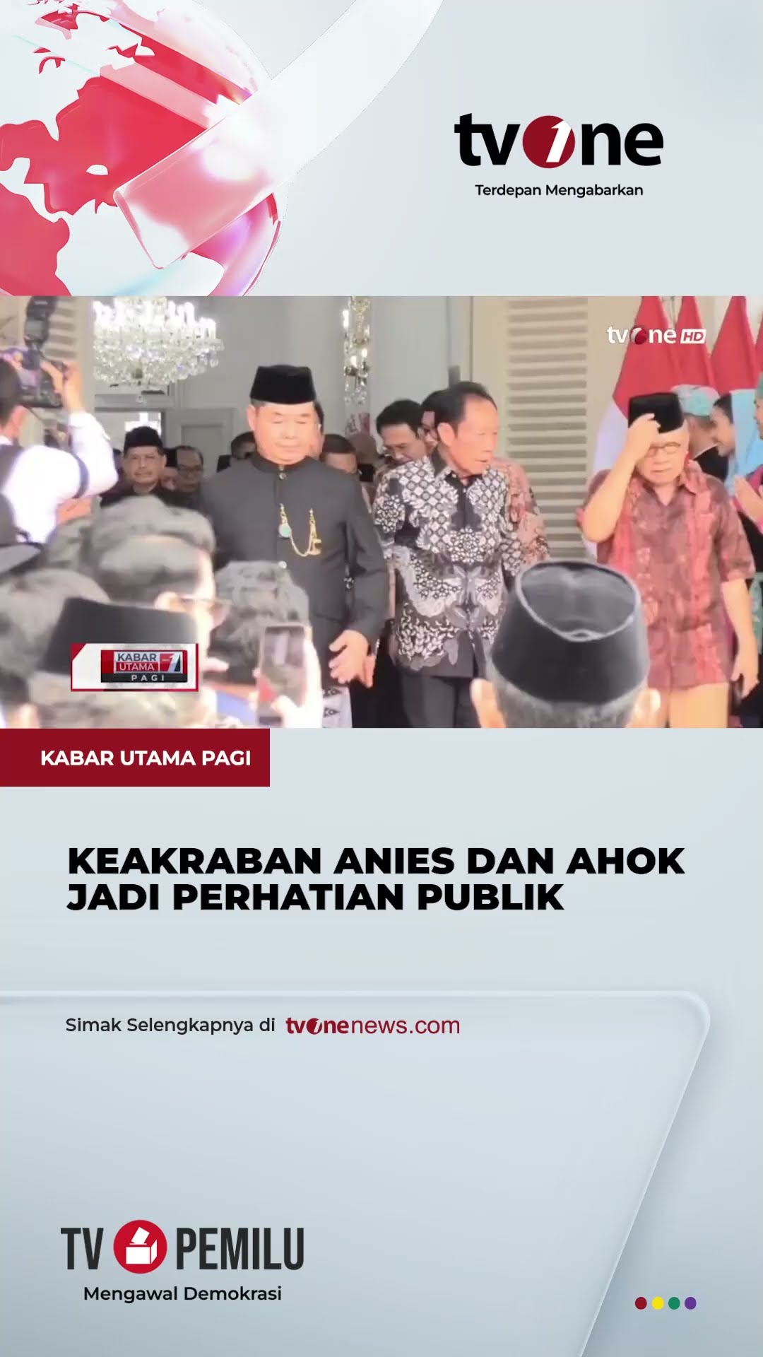 Eks Gubernur Jakarta Berkumpul, Anies Ahok jadi Sorotan | tvOne