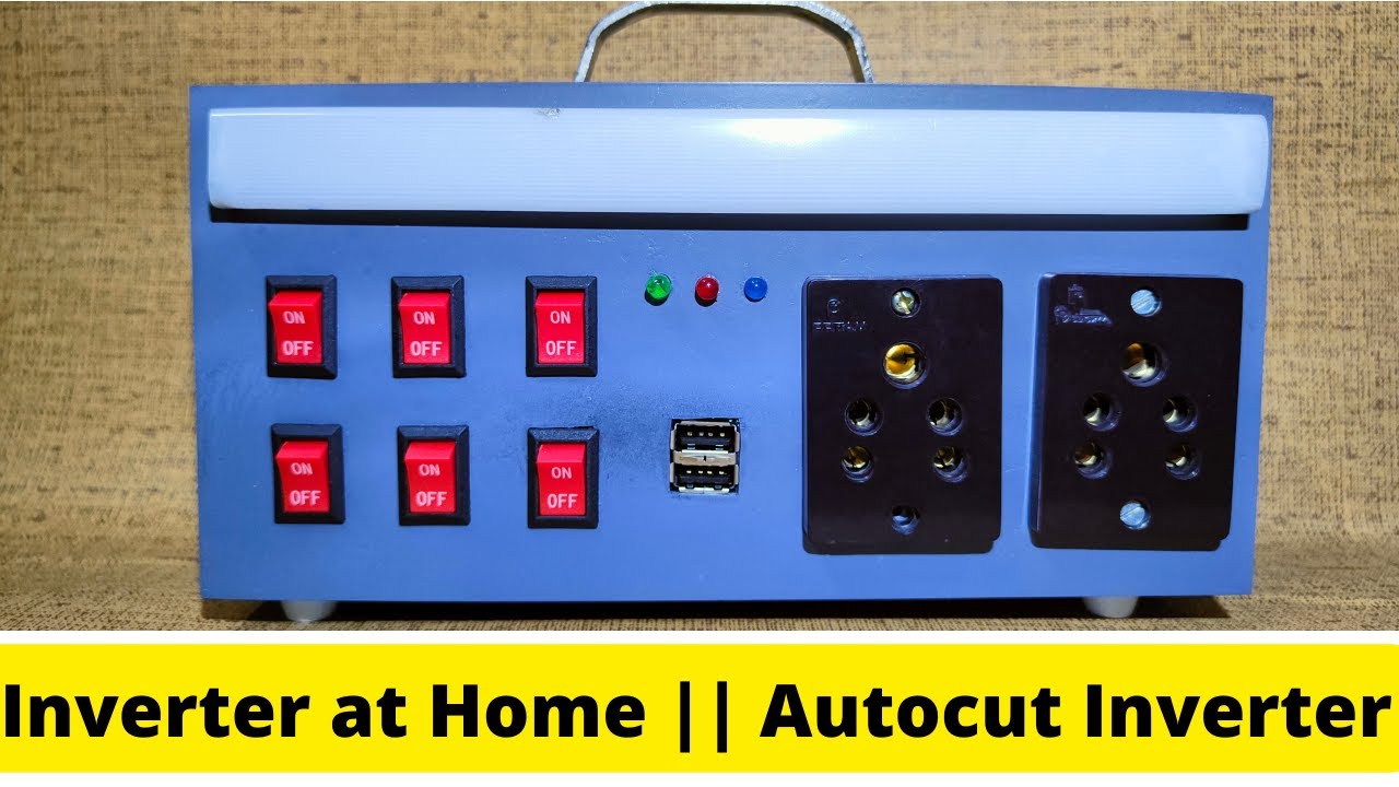 How To Make Inverter at Home || Autocut Inverter Kaise Banaye | Dc To ...