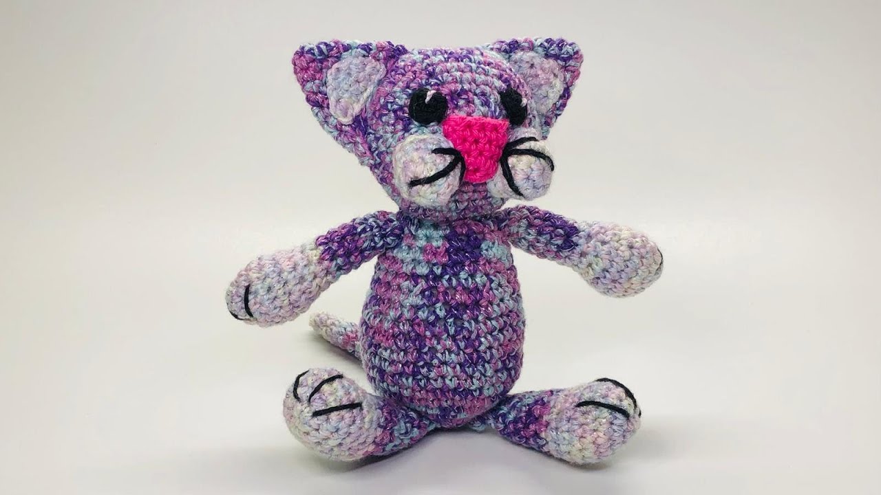 Amigurumi: lila Cat, Crochet! Presentation of results, Pattern info in description