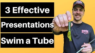 Swimming a Tube Jig: 3 Presentations | Swimming a Soft Plastic Tube for Bass screenshot 3