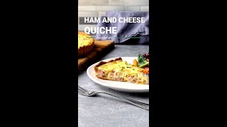 Ham and Cheese Quiche - Simple and Delicious