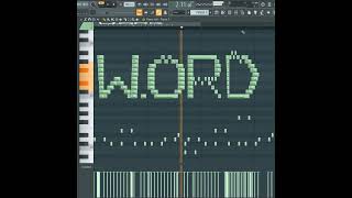 "WORD" on piano #shorts