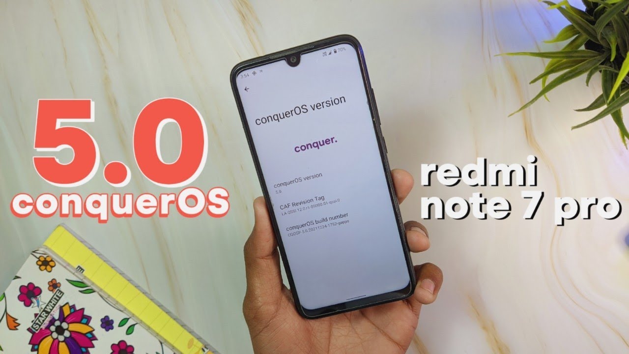 ConquerOS v5.0 Official Android 12 ROM For Redmi Note 7 Pro - YouTube