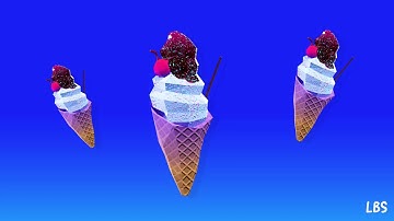 Blender + Substance Painter Timelapse: Low Poly Ice Cream