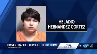 Driver accused of plowing into Perry home faces OWI charges