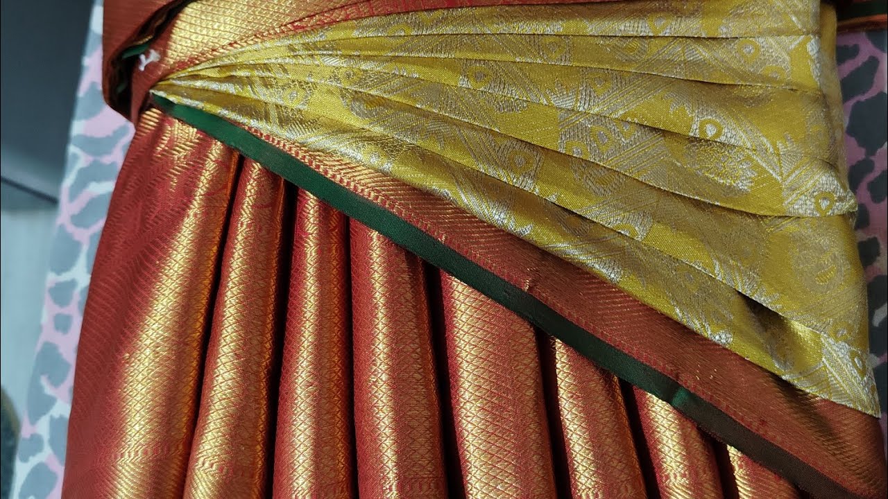 Saree prepleating tutorial #trending #viral #saree #prepleating #business #video #youtube