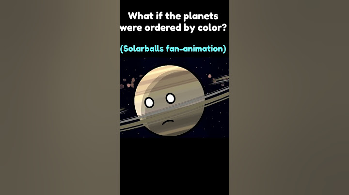 What if the planets were ordered by COLOR?  #shorts #animation #space #fyp #solarballs