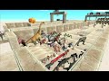 All unit survival race. Obstacle course! | Animal Revolt Battle Simulator