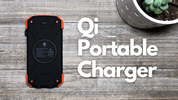 BLAVOR Solar Power Bank | Qi Portable Charger