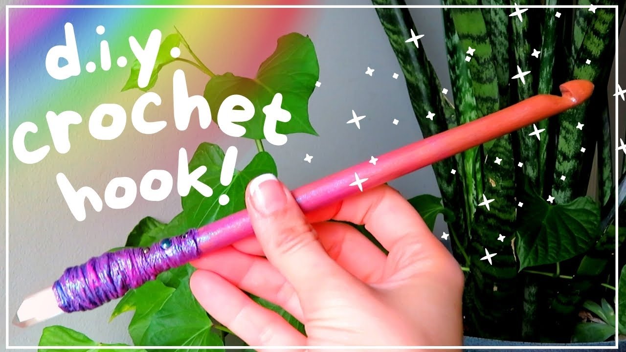 Make your own crochet hook! Crystal Magic Wand Tutorial (Easy