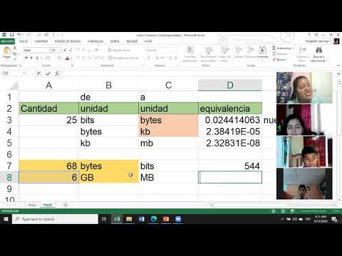 Video: ¿Cómo convierto KB a MB en Excel?