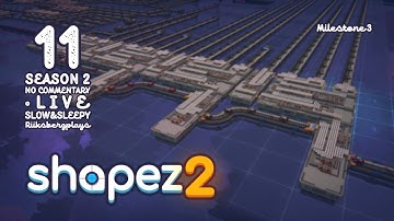 #11 ⁕ Milestone 3 ⁕ Shapez 2 ⁕ Insane Difficulty ⁕ No commentary ⁕ LIVE