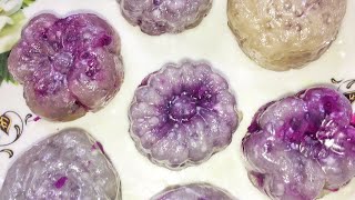 KO CẦN LÒ - CÁCH LÀM BÁNH TRUNG THU PHA LÊ TÍM/ Purple Crystal Mooncakes - NO OVEN