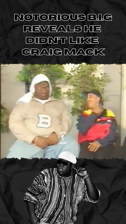 Biggie Reveals He Did NOT Like Craig Mack 👀 #biggie #craigmack #diddy #badboy #rap #beef #shorts