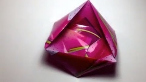 Origami Triangle Box