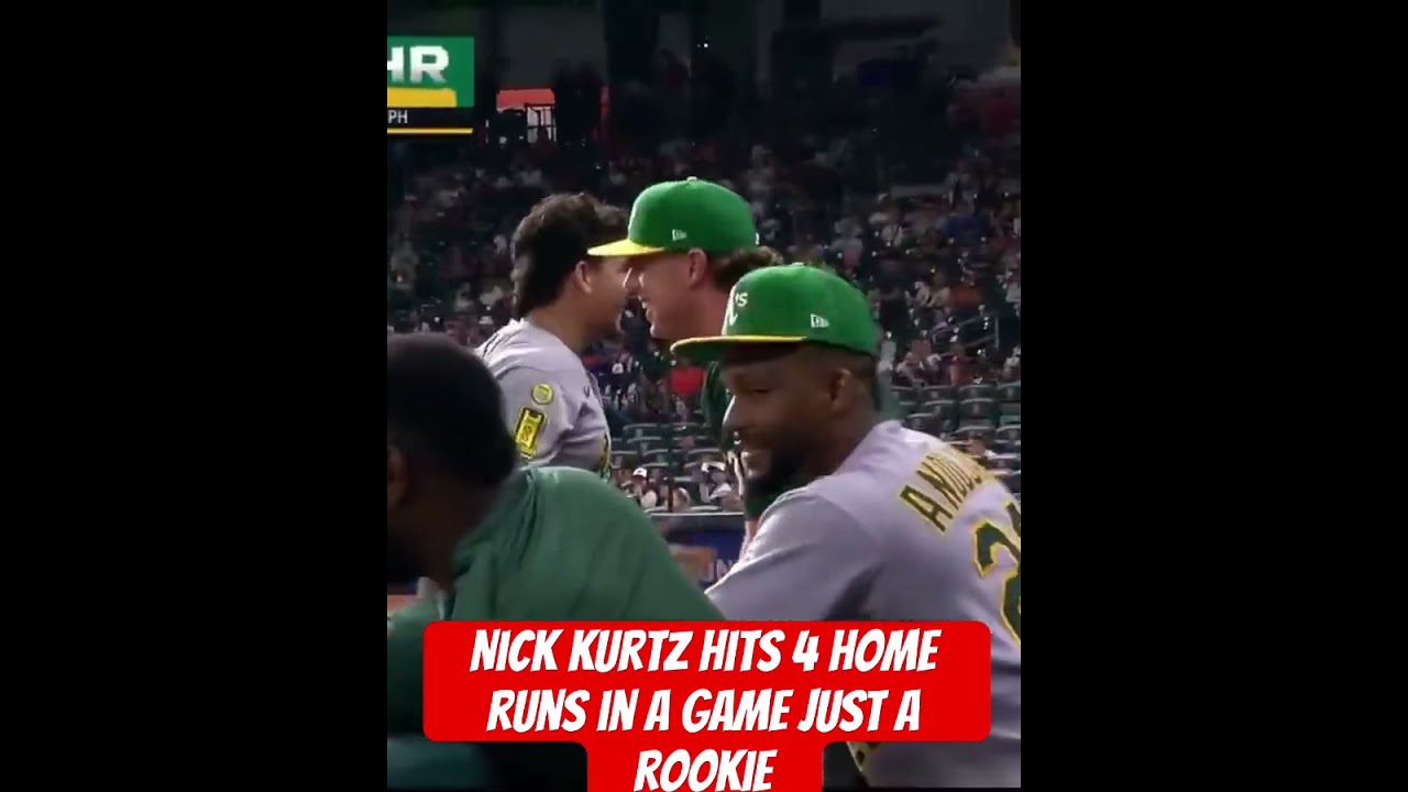 Nick Kurtz Hits 4 Home Runs In A Game Just Rookie