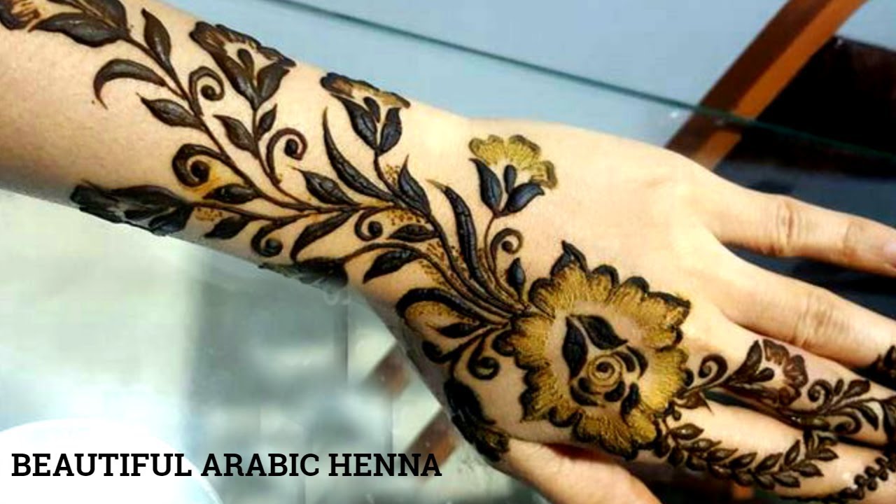 Attractive Arabic Mehndi Design Arabic Mehndi Design 2018 Latest