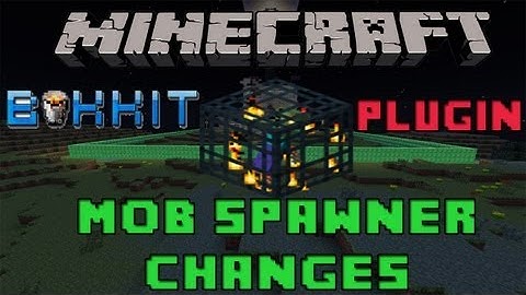 Minecraft: Change Mob Spawner Plugin!