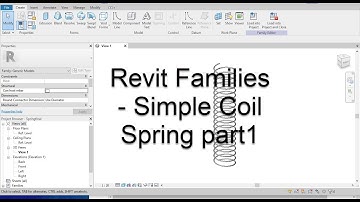 Create Revit Families - Simple Coil Spring part1
