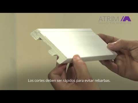 ATRIM | Colocación de Zócalos y Rodapiés de poliestireno reciclado.